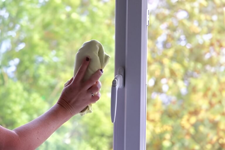 Clean uPVC Window Frames Naturally