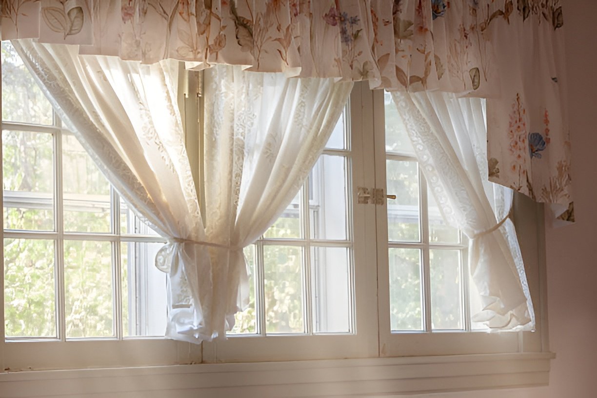 Budget-Friendly Kitchen Window Curtains