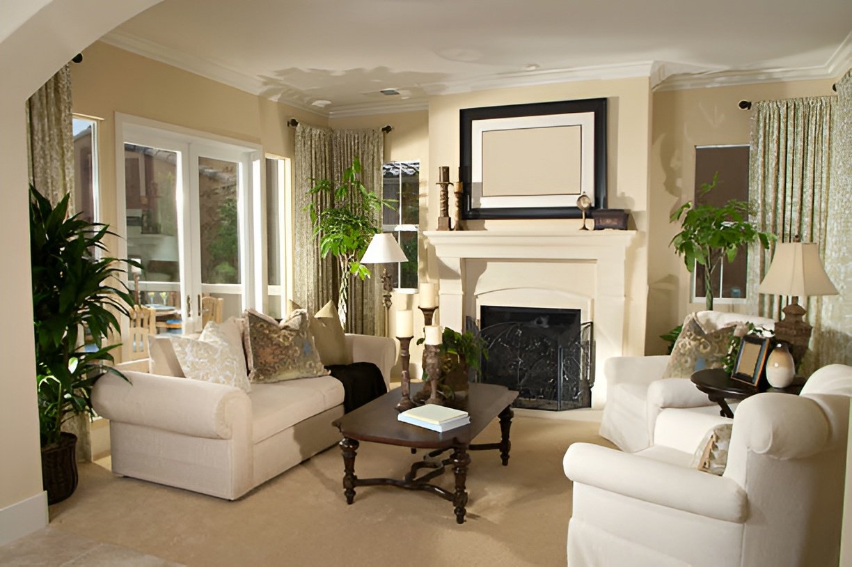 Luxury Cream Colored Living Room Furniture Options