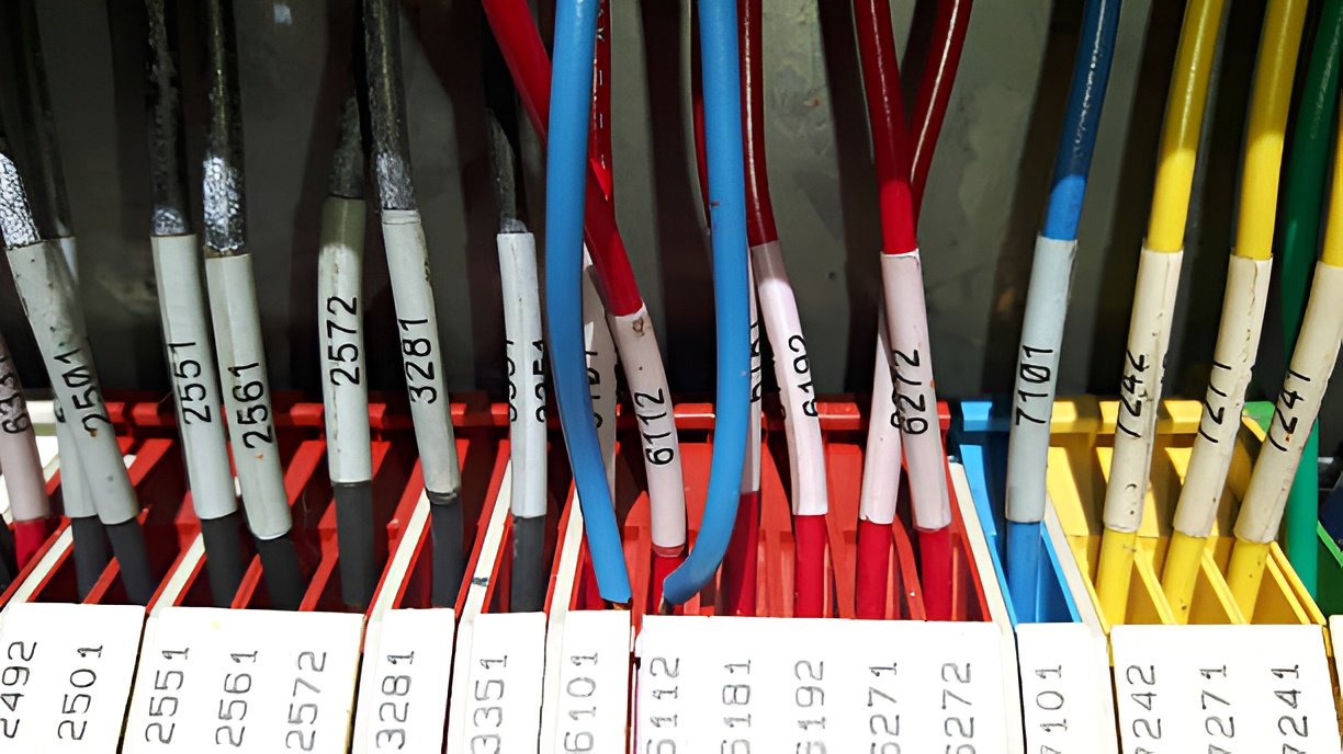 mixed wiring clear labelling