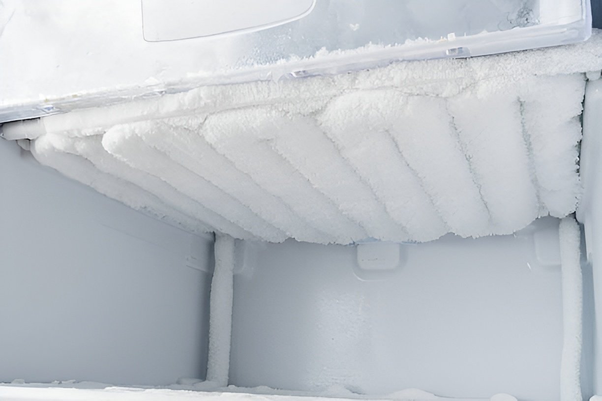 Frost free systems stop ice in freezer