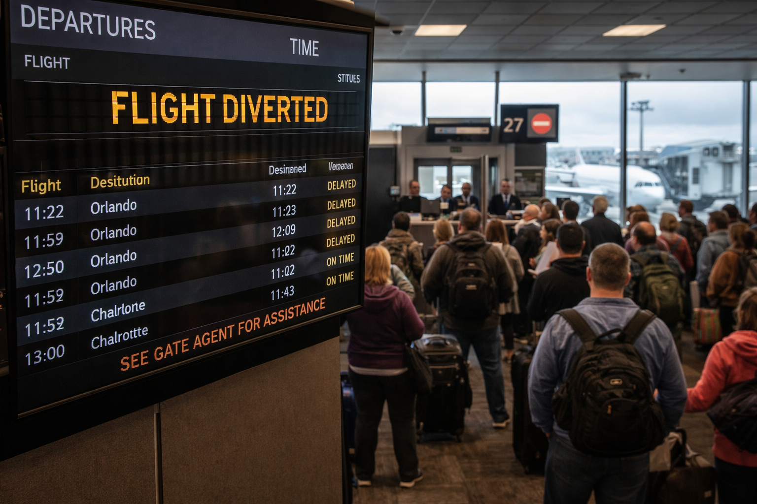 Delta Flight DL275 Diverted LAX