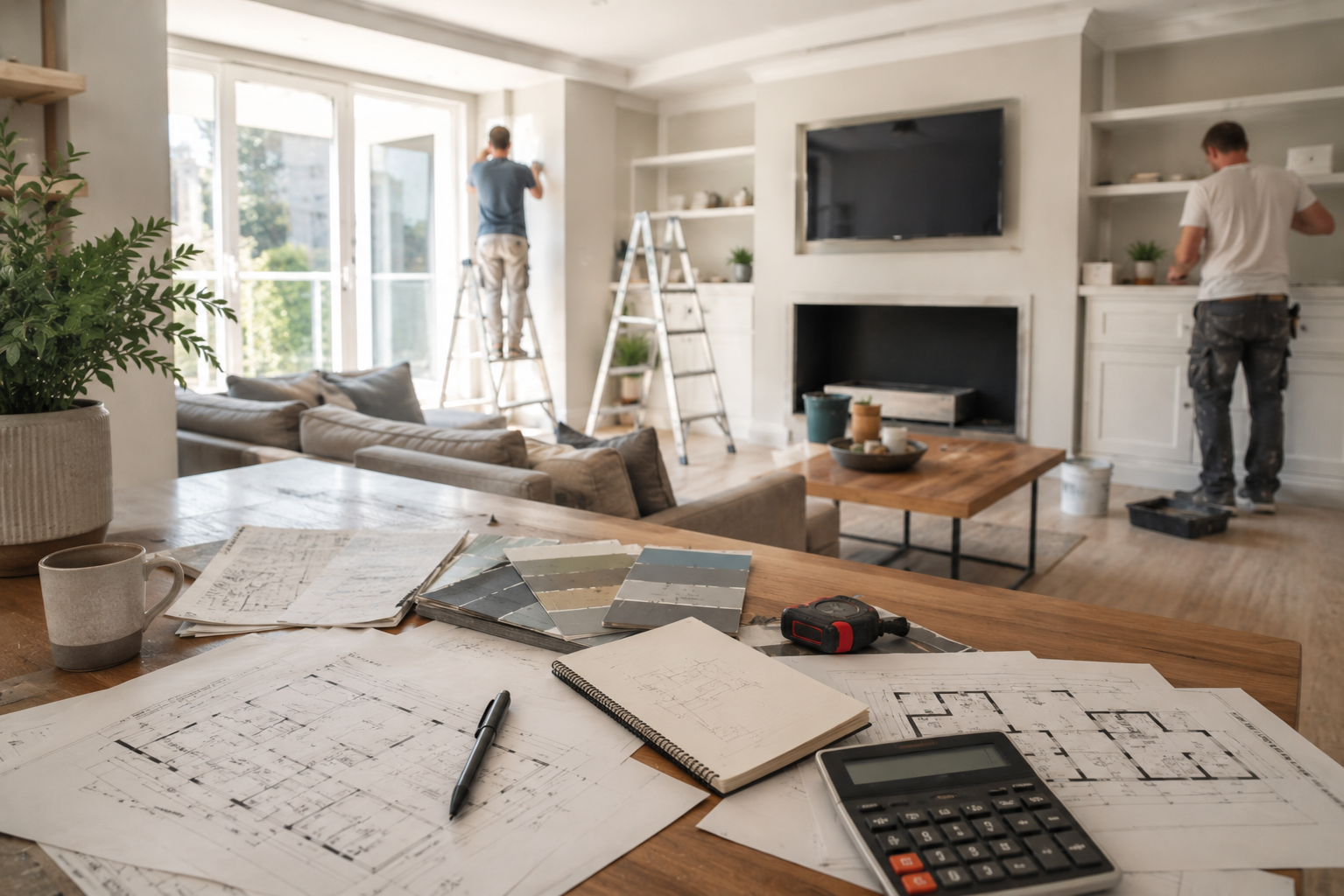 Living Room Renovation Cost in London