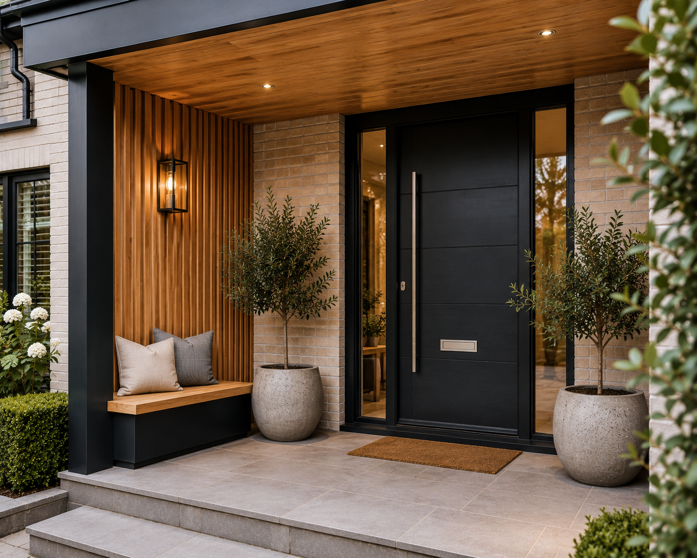 Natural Wood Adds Warmth and Texture