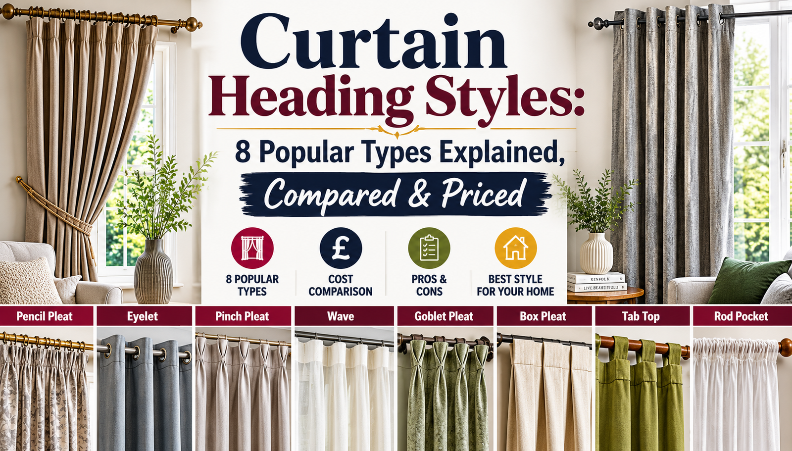 Curtain Heading Styles